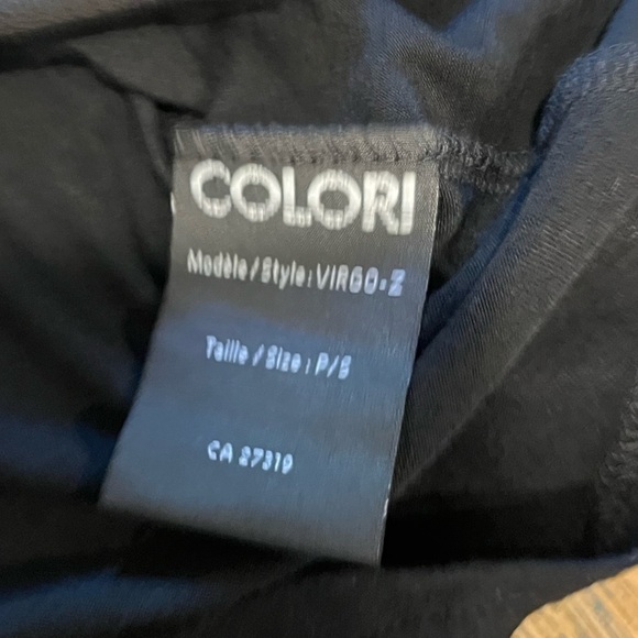 🖤 Colori Black Zip-Front Top – NWT – Size P/S - Picture 2 of 10